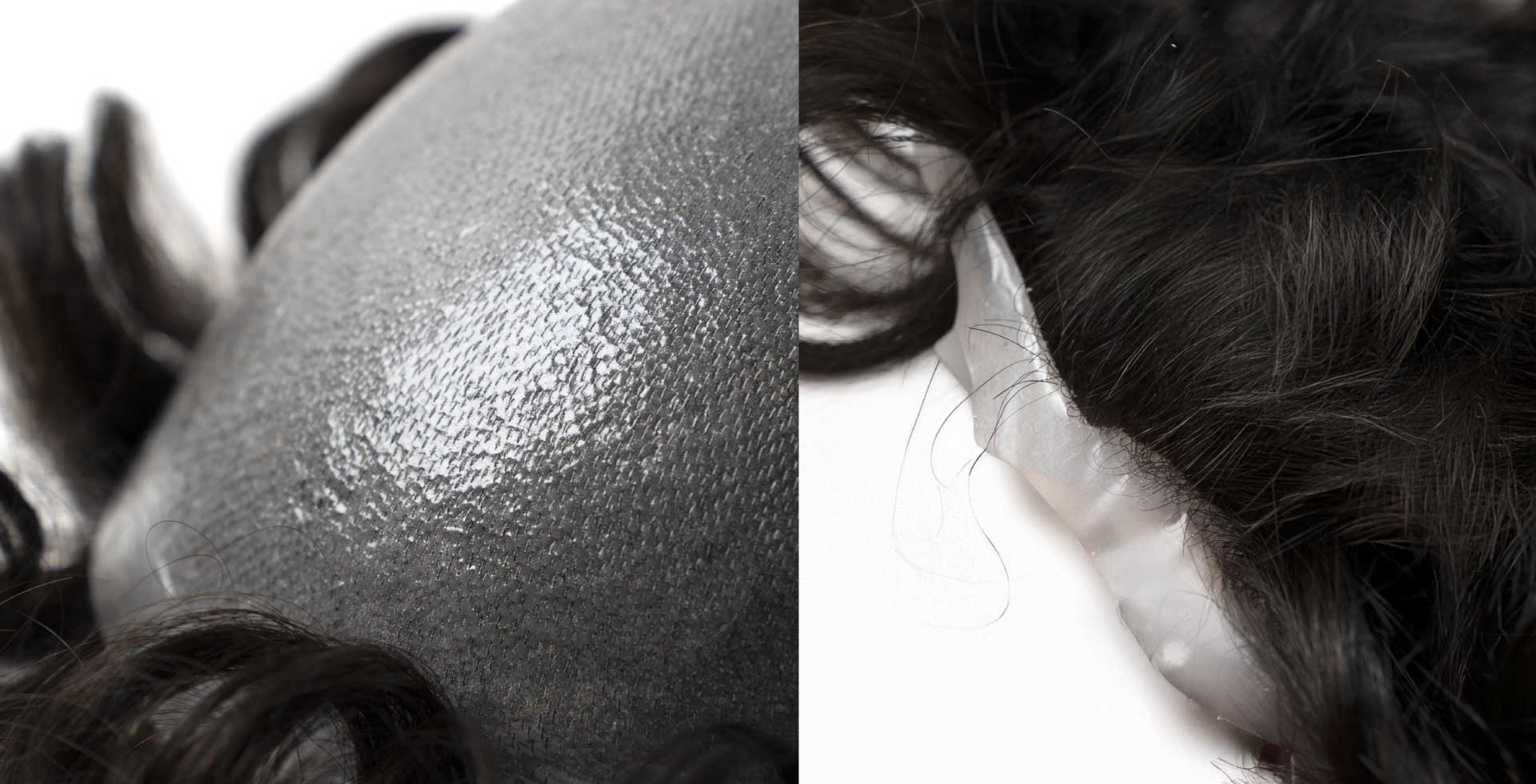 Skin base toupee for men