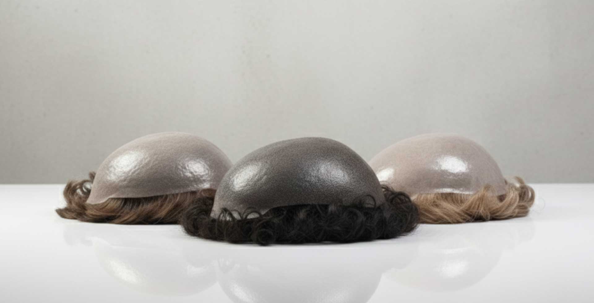 Men's Human hair system for non-surgical hair replacement